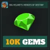10K Gems  — Big Helmets
