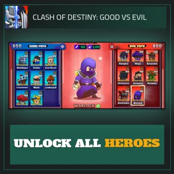 Unlock All Heroes  — Clash of Destiny