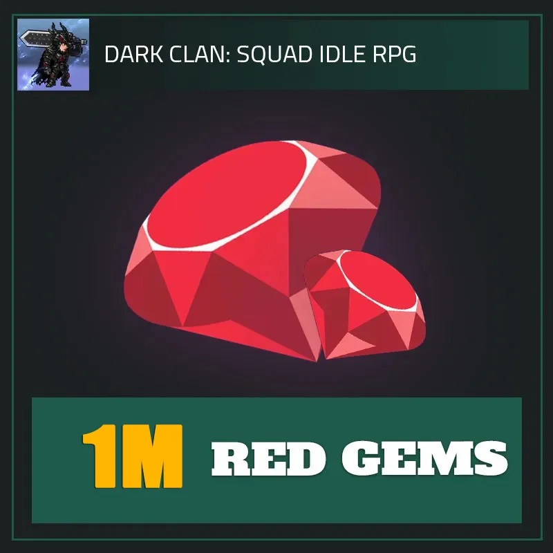 1 Million Gems — Dark Clan-Dark Clan: Squad Idle RPG