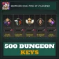 500 Dungeon Keys — Demigod Idle