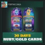 30 Days Ruby/Gold Cards — Fortias Saga