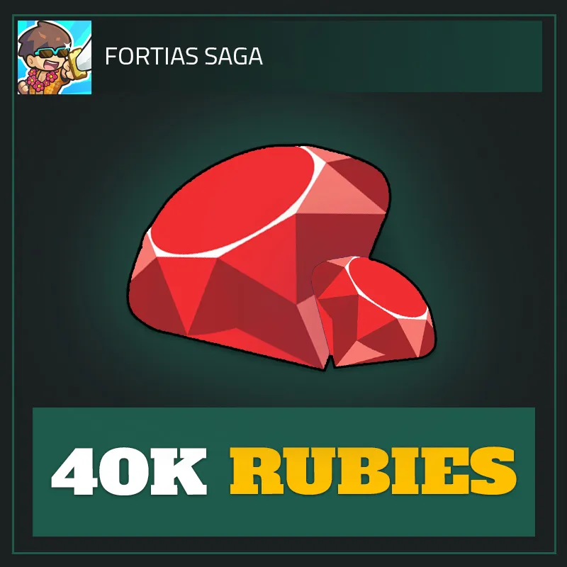 40K Rubies — Fortias Saga-Fortias Saga: Idle RPG