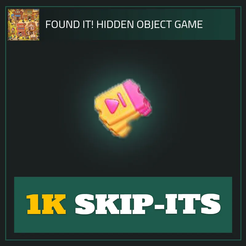 1K Skip-Its — Found It!-Found It! Hidden Object Game