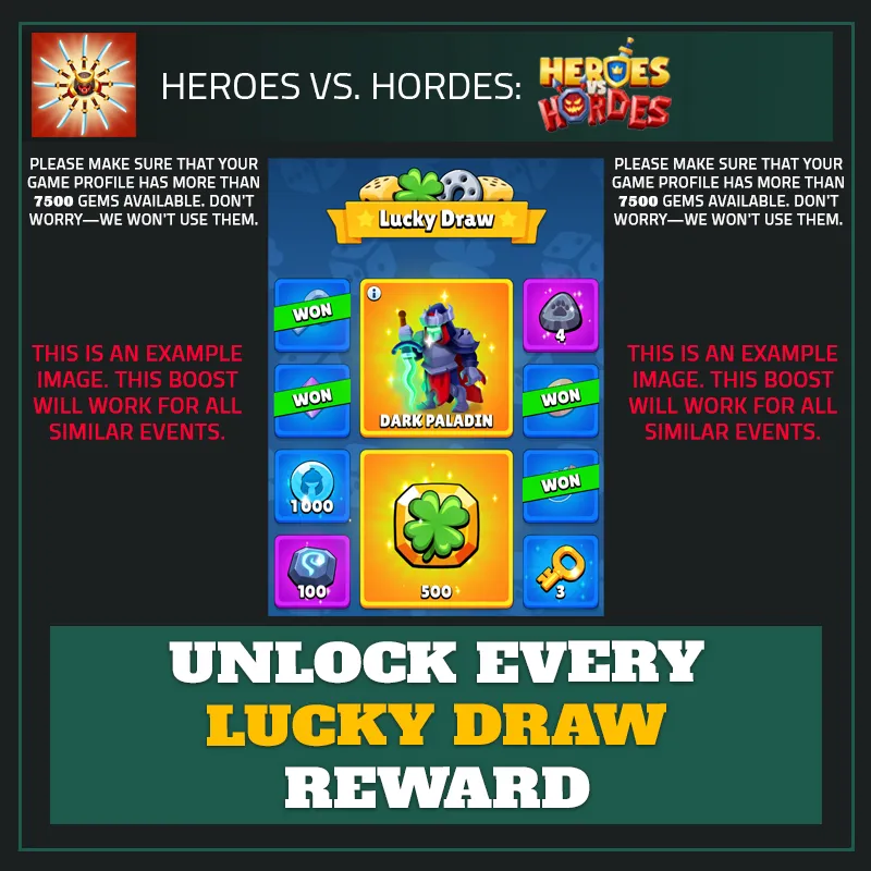Unlock Every Lucky Draw Reward — Heroes vs. Horde-Heroes vs. Hordes