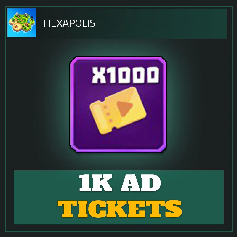 1K AD Tickets — Hexapolis