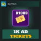 1K AD Tickets — Hexapolis