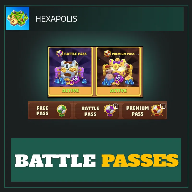 Battle Passes — Hexapolis-Hexapolis