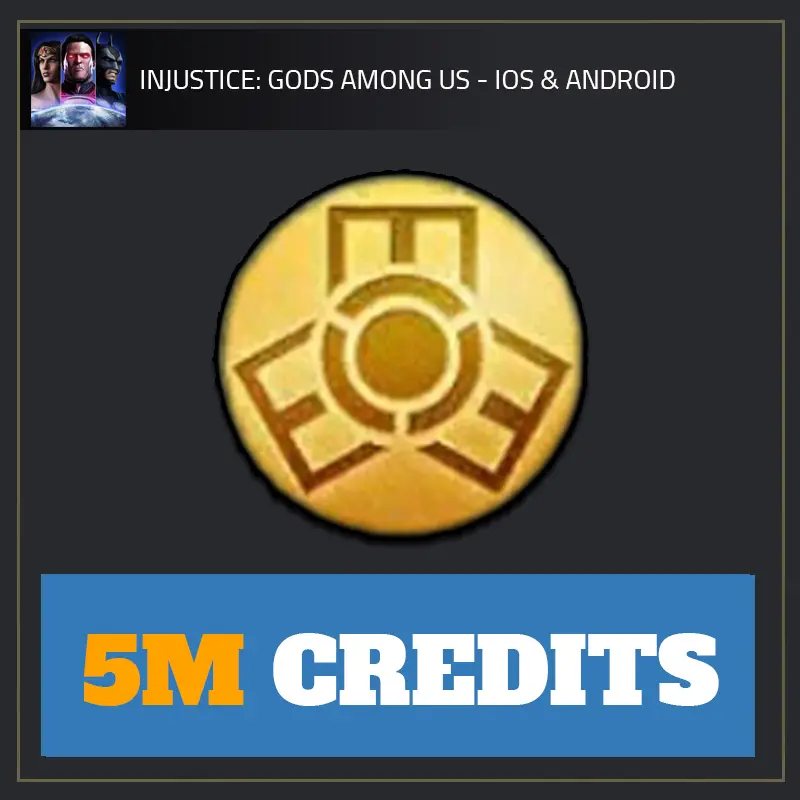 5M Credits — Injustice: Gods Among Us android cheat