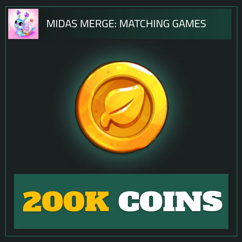 200K Coins — Midas Merge-Midas Merge