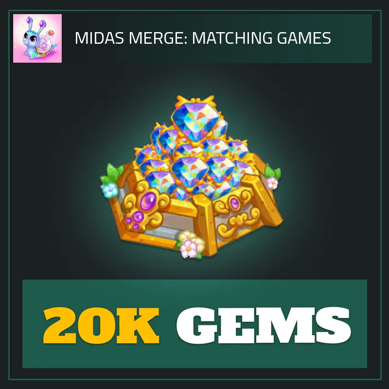 20K Gems — Midas Merge-Midas Merge