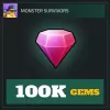 100K Gems — Monster Survivors