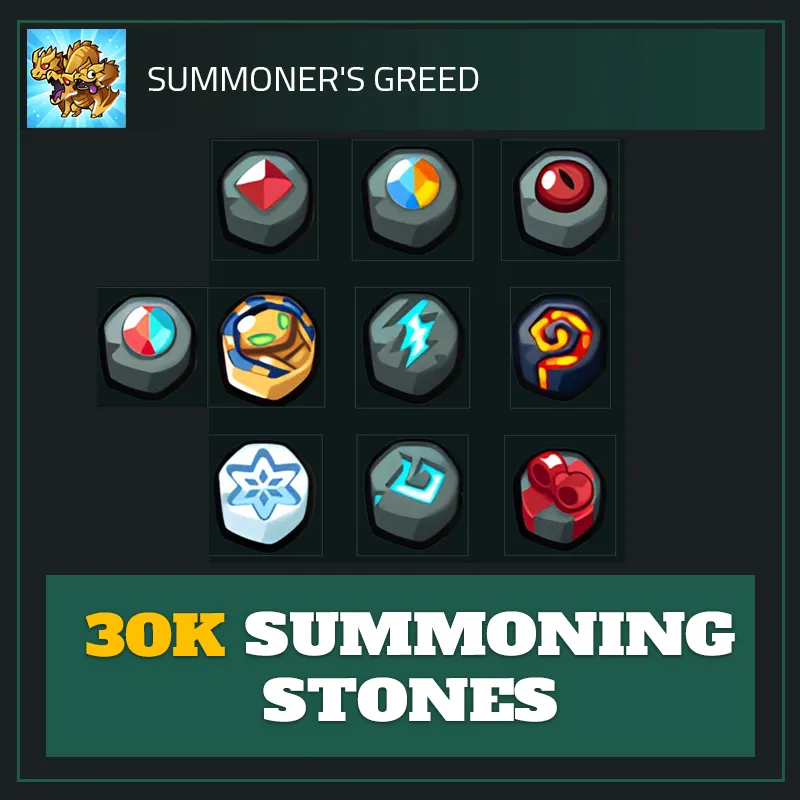 30K Summoning Stones — Summoner's Greed-Summoner's Greed