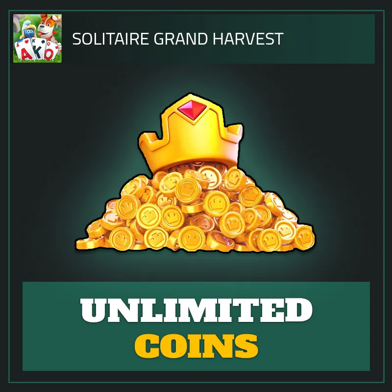 Unlimited Coins — Solitaire Grand Harvest-Solitaire Grand Harvest