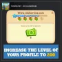 Increase the level of your profile to 200 — Township